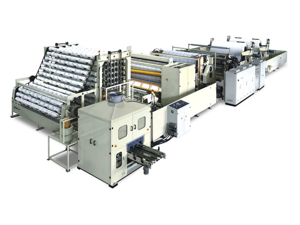 450/350全自動高速卷紙/廚房用紙生産線（雙色印刷）